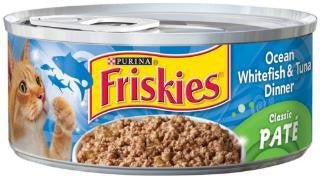 Friskies Ocean Whitefish & Tuna Dinner 24-5.5OZ For Sale