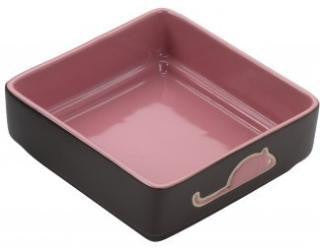 Ethical Four Square Cat Dish Pink 5 Supply