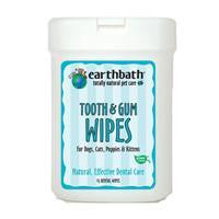 Earthbath Tooth & Gum Wipes For Dogs, Cats, Puppies & Kittens 25 Ct. Hot on Sale