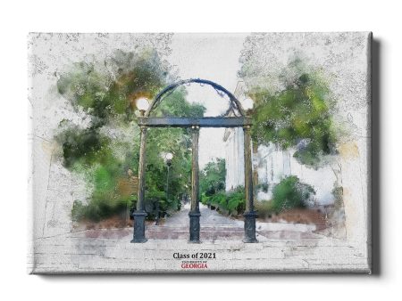 Georgia Bulldogs - Arch Painting Class of 2021 Hot on Sale