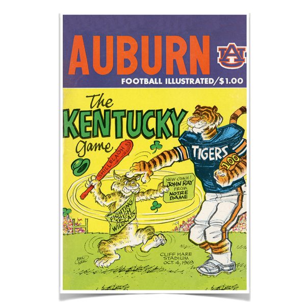 Auburn Tigers - Vintage The Kentucky Game 10.4.64 Discount