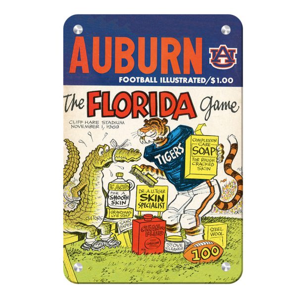 Auburn Tigers - Auburn Football Illustrated the Florida Game 11.1.69 Online Hot Sale