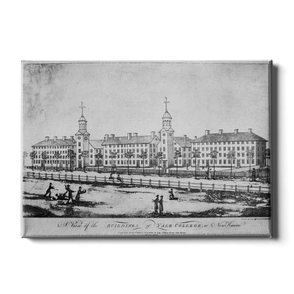 Yale Bulldogs - Vintage 1807 The Buildings of Yale College Discount