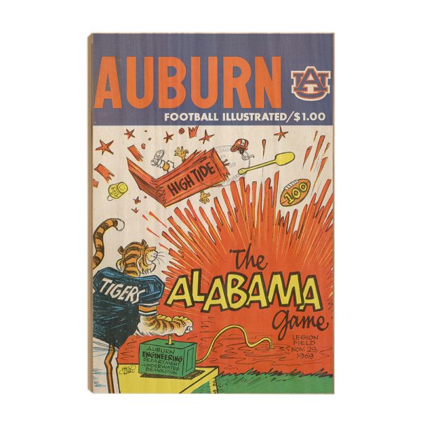 Auburn Tigers - Auburn Football Illustrated The Alabama Game 11.29.69 Fashion