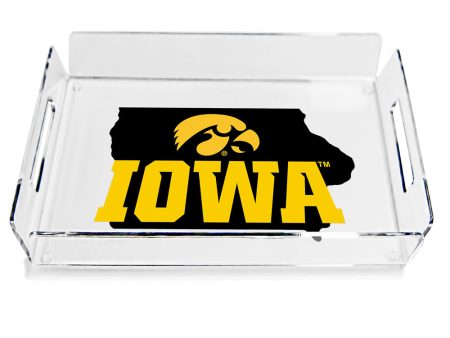 Iowa Hawkeyes - Iowa Decorative Serving Tray For Discount