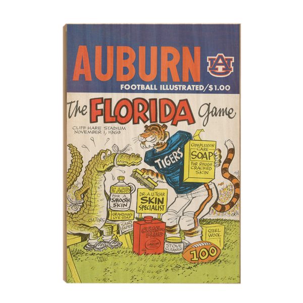 Auburn Tigers - Auburn Football Illustrated the Florida Game 11.1.69 Online Hot Sale