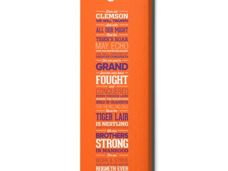 Clemson Tigers - Clemson Alma Mater on Sale