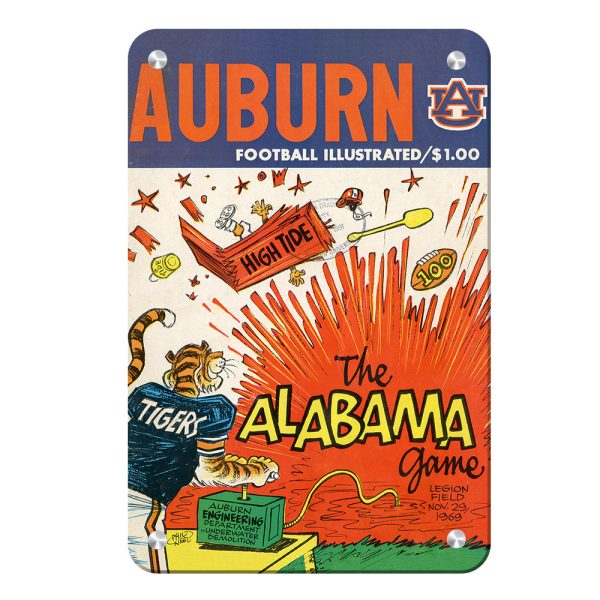 Auburn Tigers - Auburn Football Illustrated The Alabama Game 11.29.69 Fashion