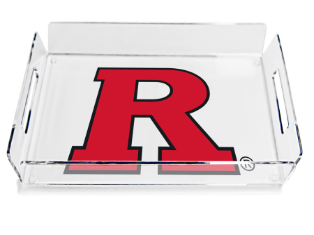 Rutgers Scarlet Knights - R Logo Decorative Serving Tray Online Sale