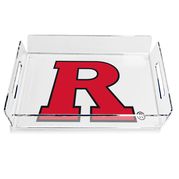 Rutgers Scarlet Knights - R Logo Decorative Serving Tray Online Sale