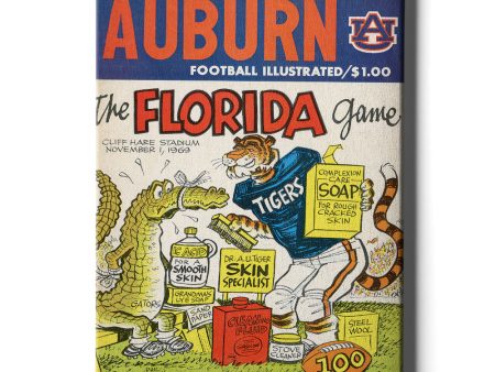 Auburn Tigers - Auburn Football Illustrated the Florida Game 11.1.69 Online Hot Sale