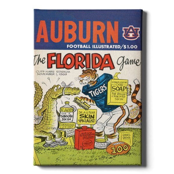 Auburn Tigers - Auburn Football Illustrated the Florida Game 11.1.69 Online Hot Sale