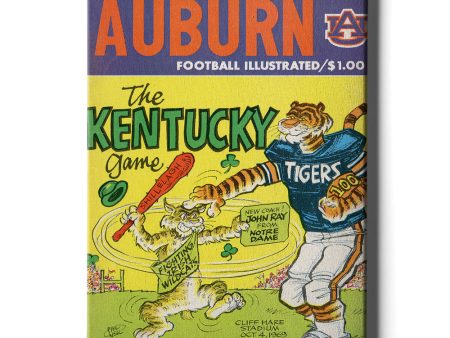 Auburn Tigers - Vintage The Kentucky Game 10.4.64 Discount