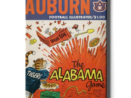 Auburn Tigers - Auburn Football Illustrated The Alabama Game 11.29.69 Fashion