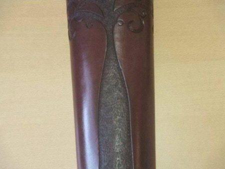 BACK BROWN RED QUIVER WITH CELTIC TREE on Sale