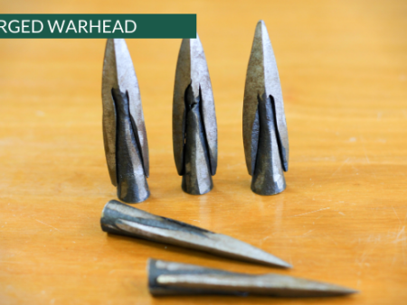 TYPE 16 WARHEAD ARROWHEAD 12.5 MM HAND FORGED For Discount