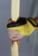 BOW HAND PROTECTOR   GLOVE, YELLOW AND BROWN LEATHER Supply