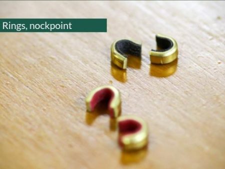 SAUNDERS NOCKPOINT SET, BRASS RINGS, NOCKPOINT RINGS Online now