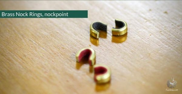 SAUNDERS NOCKPOINT SET, BRASS RINGS, NOCKPOINT RINGS Online now