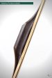 THE REBEL, BOW WITH BACKSET 43@28 CLEAR GLASS, ROSEWOOD VENEER AND RISER on Sale