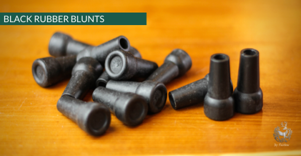 BLACK RUBBER BLUNT (PER 3) Sale