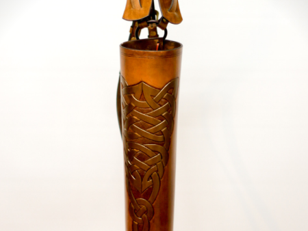 BACK QUIVER WITH CELTIC TORCH DESIGN Cheap