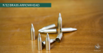 ARROWHEAD:BRASS BULLET 9 32 55 GRAINS PARALLEL Online now