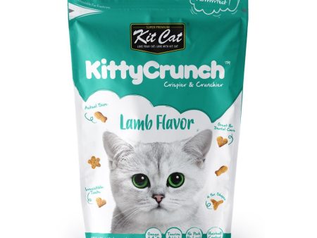 5 FOR $14: Kit Cat KittyCrunch Lamb Flavor Cat Treats 60g Discount