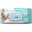 4 FOR $15: Absorb Plus Antibacterial Baby Powder Scented Pet Wipes 80ct Online Sale