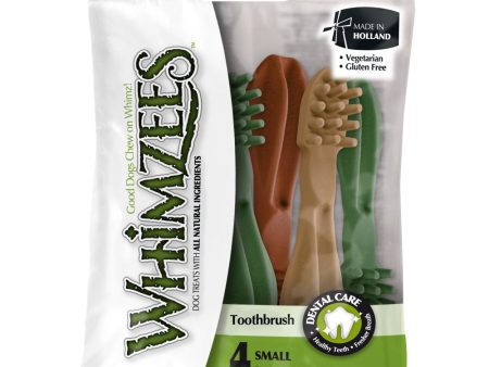 Whimzees Toothbrush Small Natural Dental Dog Treats Trial Pack 4ct Online Hot Sale