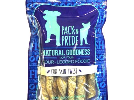 BUY 2 GET 1 FREE: Pack  N Pride Cod Skin Twist Dog Treats 113g Cheap