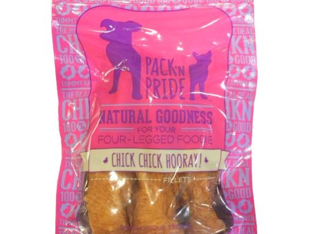 BUY 2 GET 1 FREE: Pack  N Pride Chick Chick Hooray! Chicken Fillets Dog Treats 99g Fashion