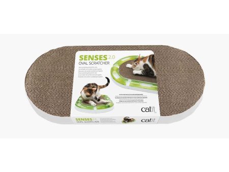 Catit 2.0 Senses Oval Scratcher For Cats on Sale