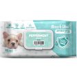 4 FOR $15: Absorb Plus Antibacterial Peppermint Scented Pet Wipes 80ct Discount