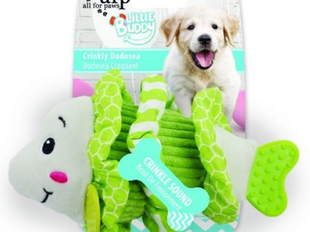 All For Paws Little Buddy Crinkly Dodosea Dog Toy Cheap