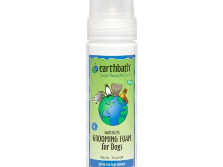 Earthbath Green Tea Leaf Essence Waterless Grooming Foam For Dogs 7.5oz For Cheap