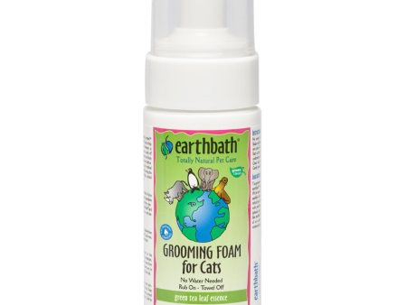 20% OFF: Earthbath Green Tea Leaf Essence Waterless Grooming Foam For Cats 4oz Online Hot Sale