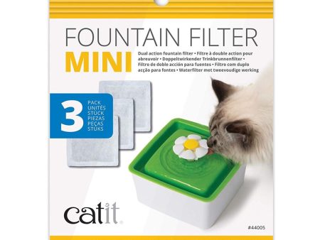 Catit Flower Mini Fountain Dual Action Filter 3ct Cheap