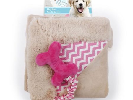 All For Paws Little Buddy Play Mat Dog Toy (Pink) For Cheap