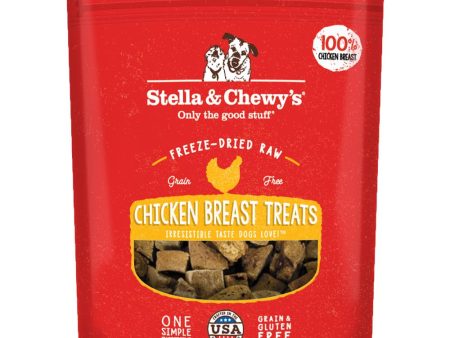 Stella & Chewy’s Chicken Breast Single Ingredient Grain-Free Freeze-Dried Dog Treats 2.75oz (Exp 17Jun25) Online Sale