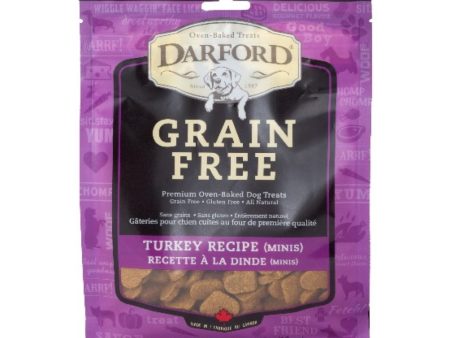 Darford Grain Free Turkey Recipe Minis Dog Treats 340g Hot on Sale