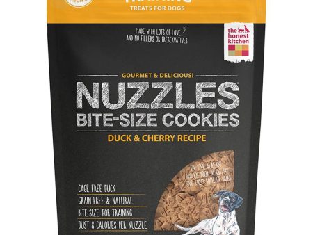 The Honest Kitchen Nuzzles Bite-Size Cookies Duck & Cherry Dog Treats 340g For Sale