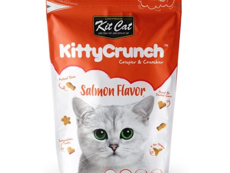 5 FOR $14: Kit Cat KittyCrunch Salmon Flavor Cat Treats 60g Online Sale