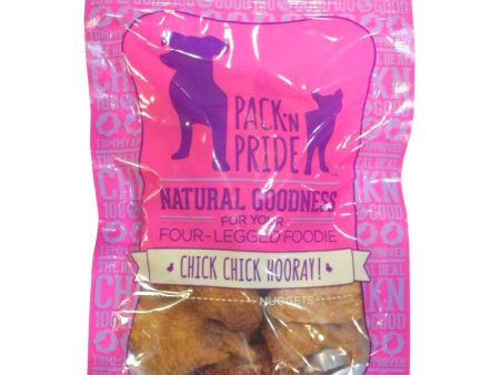 BUY 2 GET 1 FREE: Pack  N Pride Chick Chick Hooray! Chicken Nuggets Dog Treats 99g Online now