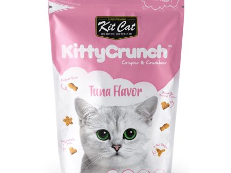 5 FOR $14: Kit Cat KittyCrunch Tuna Flavor Cat Treats 60g For Cheap