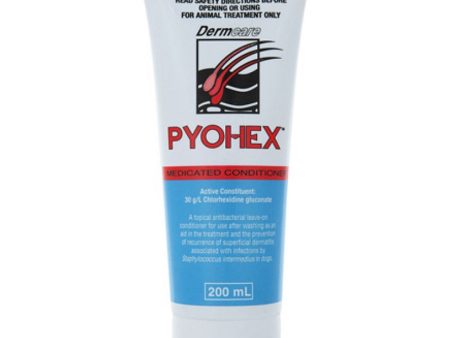 Dermcare Pyohex Medicated Dog Conditioner 200ml Fashion