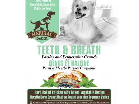 The Natural Baker Grain Free Teeth & Breath Dog Treats 340g Sale